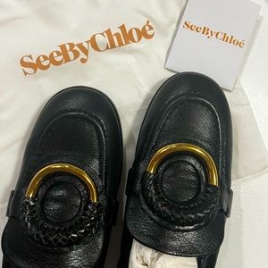 See by Chloé - Hana Ring Embellished Goat Loafer